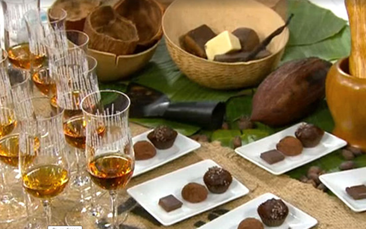 Chokladprovning på konferens